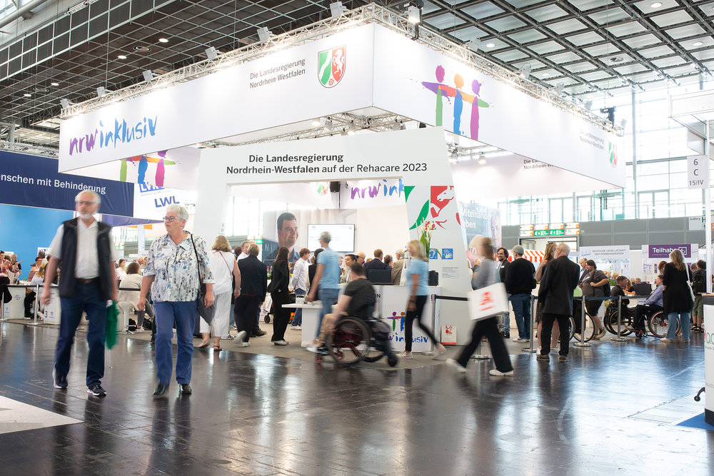 Messestand Reghacare 2023 - Messeplanung - Eventagentur REVIERKÖNIG