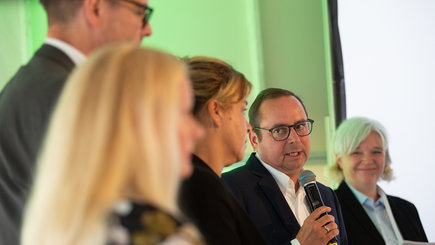 Spatenstich Emil Emscher Podiumsteilnehmer- Spatenstich - Eventagentur REVIERKÖNIG