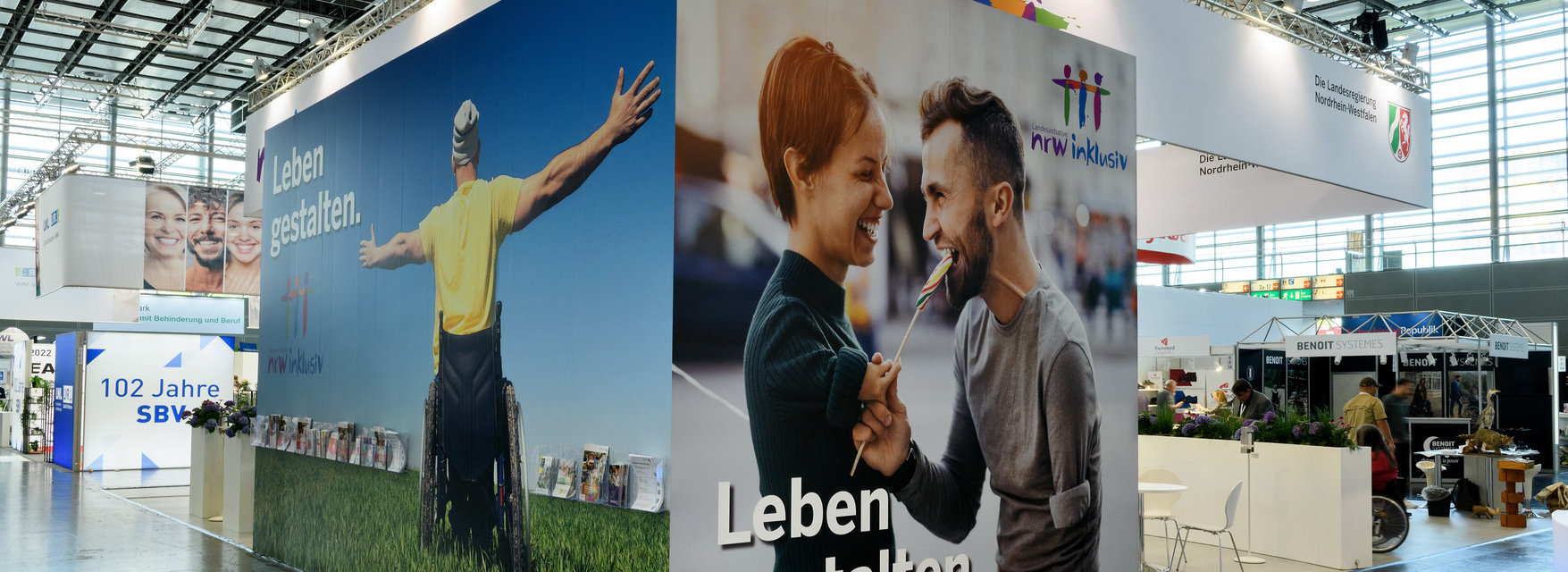 Rückwand Messestand - Messeplanung -Evenagentur REVIERKÖNIG